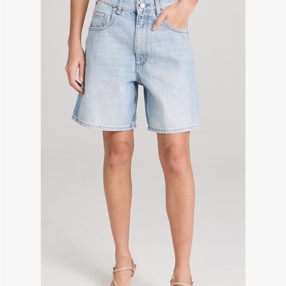 Long denim shorts - Picture 2 of 5